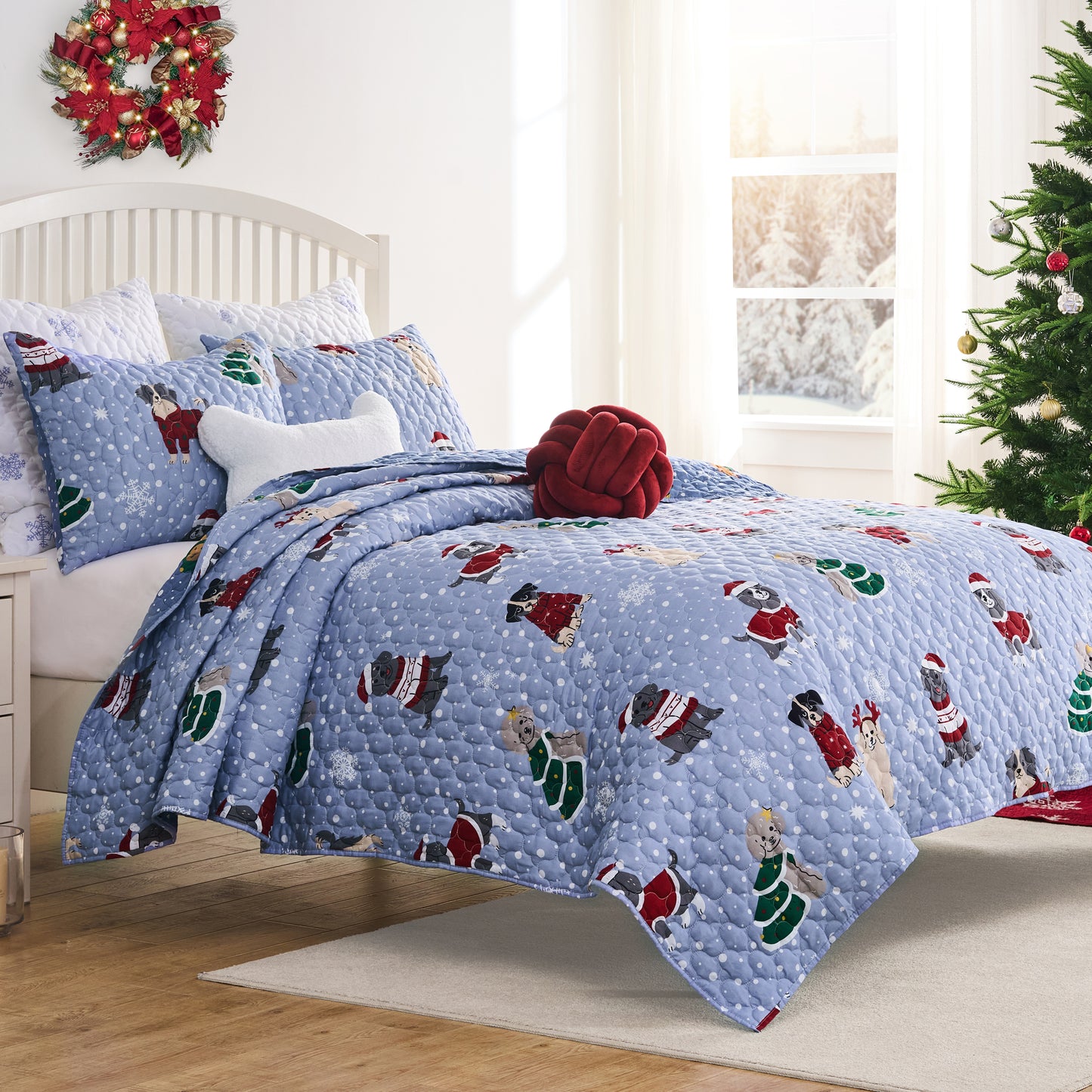 Winter Whiskers Quilt Set