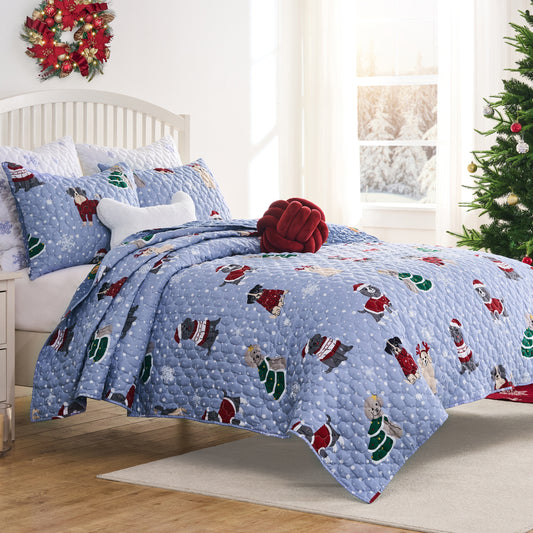 Winter Whiskers Quilt Set